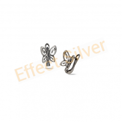Butterfly Silver Earrings