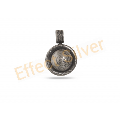 Silver Round Pendant 