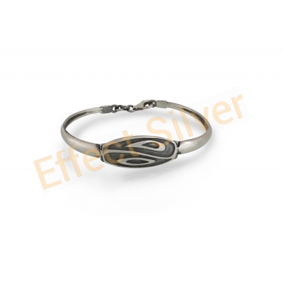 Silver Yin Yang Bracelet
